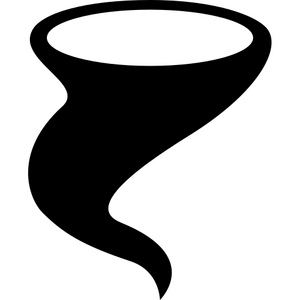 Icon of a tornado